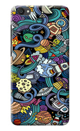Space Abstract Vivo Y55s Back Cover